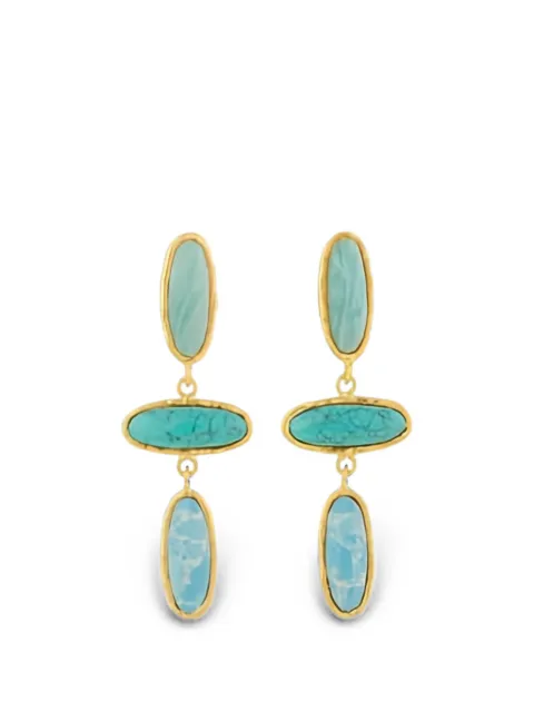 Sylvia Toledano stone-embellished drop earrings