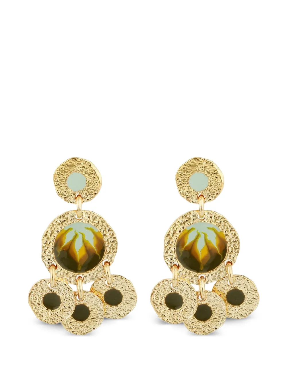 Gas Bijoux embellished earrings - Oro
