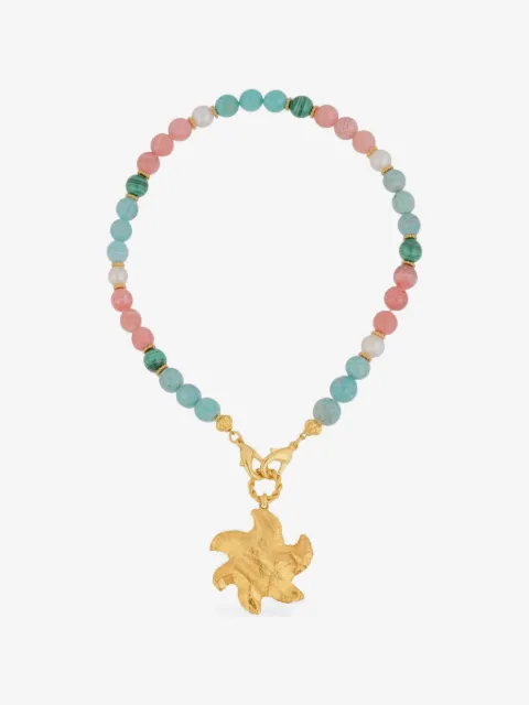Sylvia Toledano collier à pendentif étoile et perles multiples 