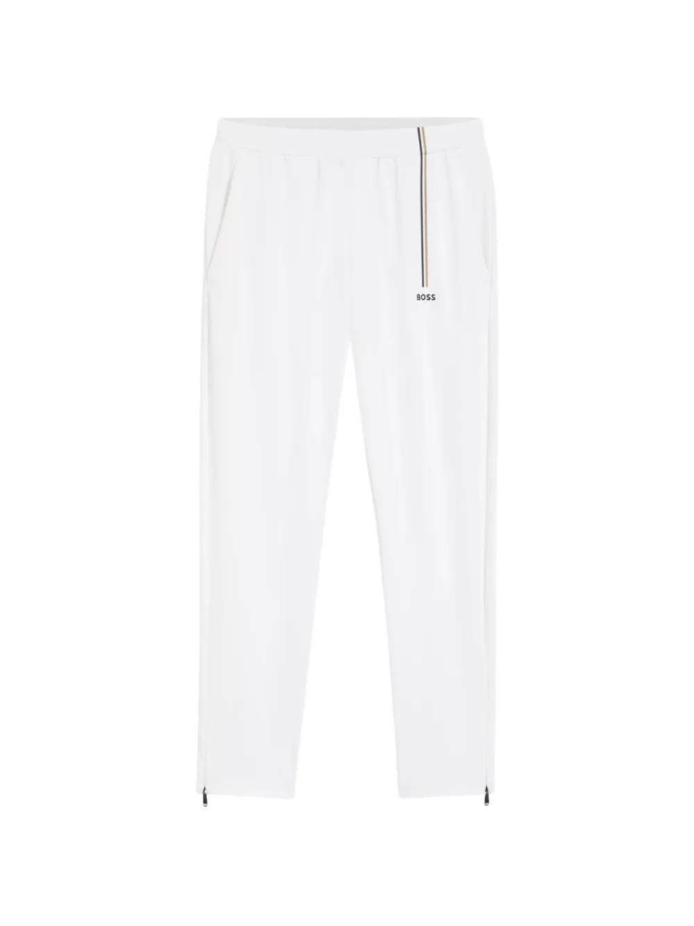 BOSS Pantaloni sportivi con stampa - Bianco