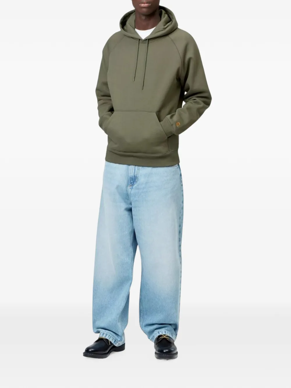 Carhartt WIP Chase hoodie met trekkoord Groen