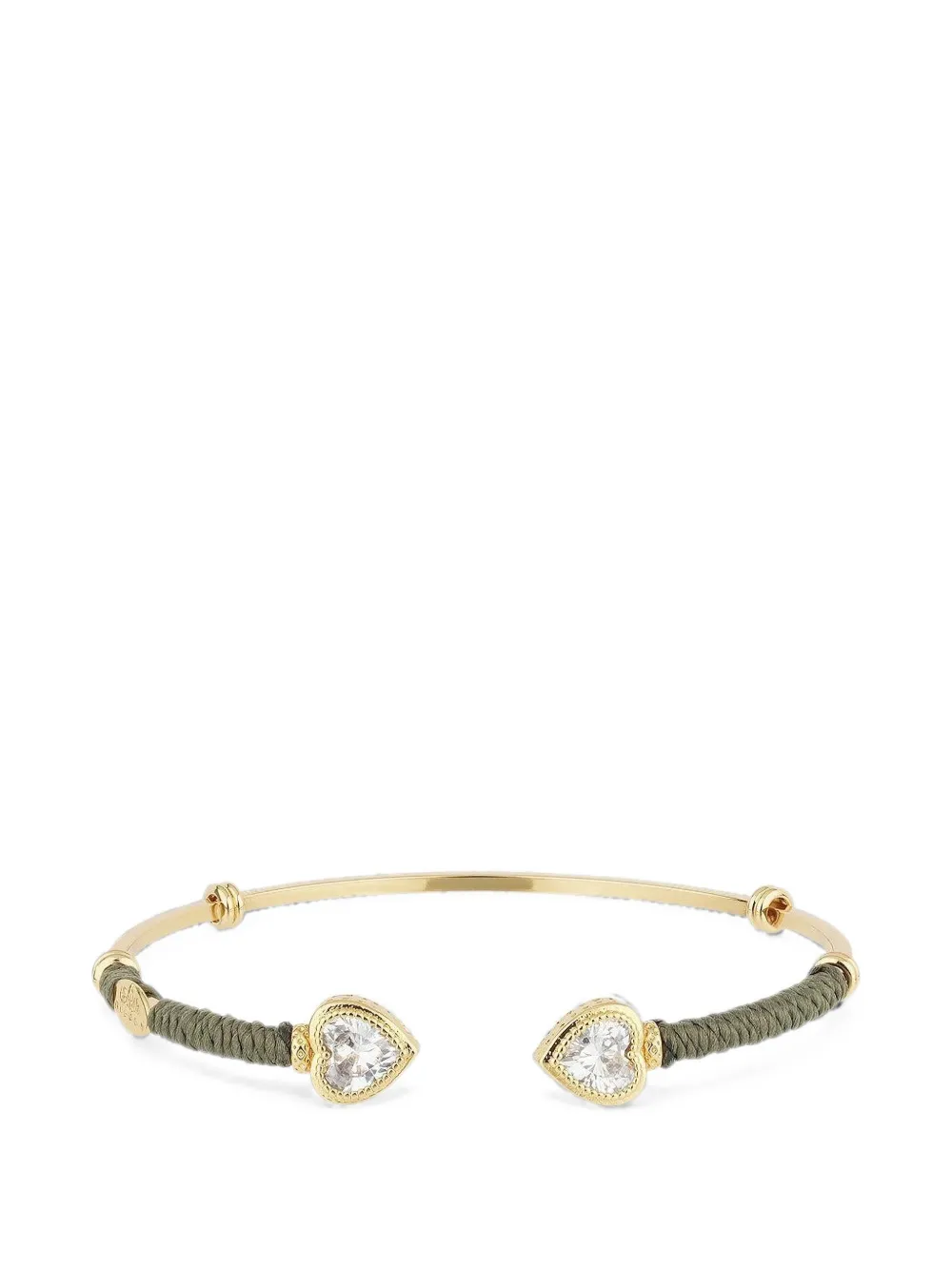 Gas Bijoux Duality Amore crystal-embellished bracelet - Oro