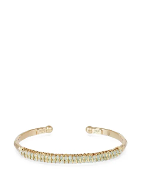 Gas Bijoux Lyre pearl-embellished bangle bracelet