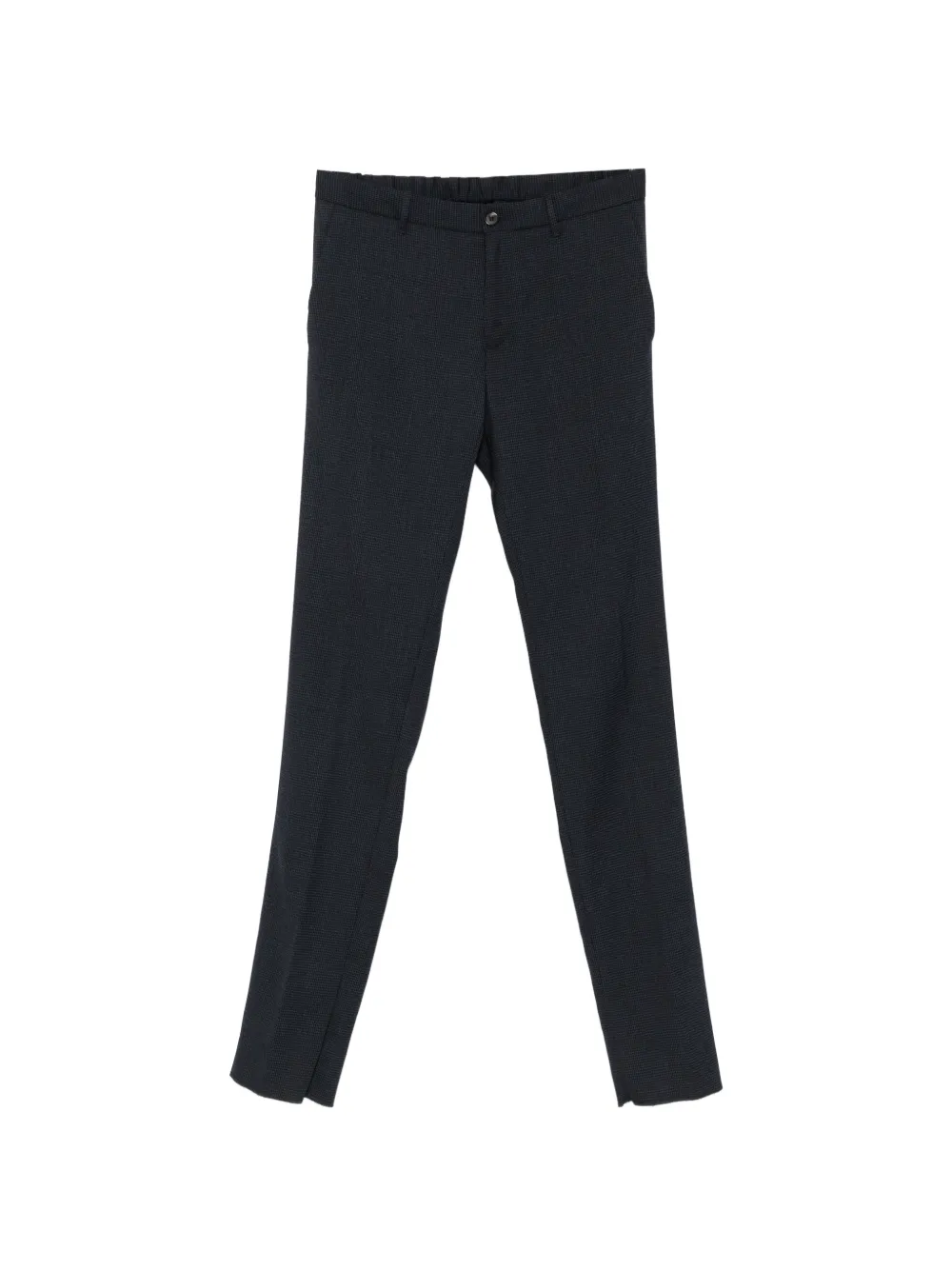 Incotex micro-patterned trousers | Blue | Image 1