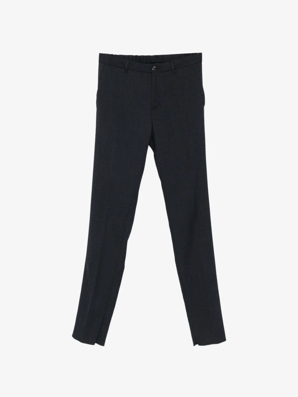 Incotex micro-patterned trousers | Blue | Image 1