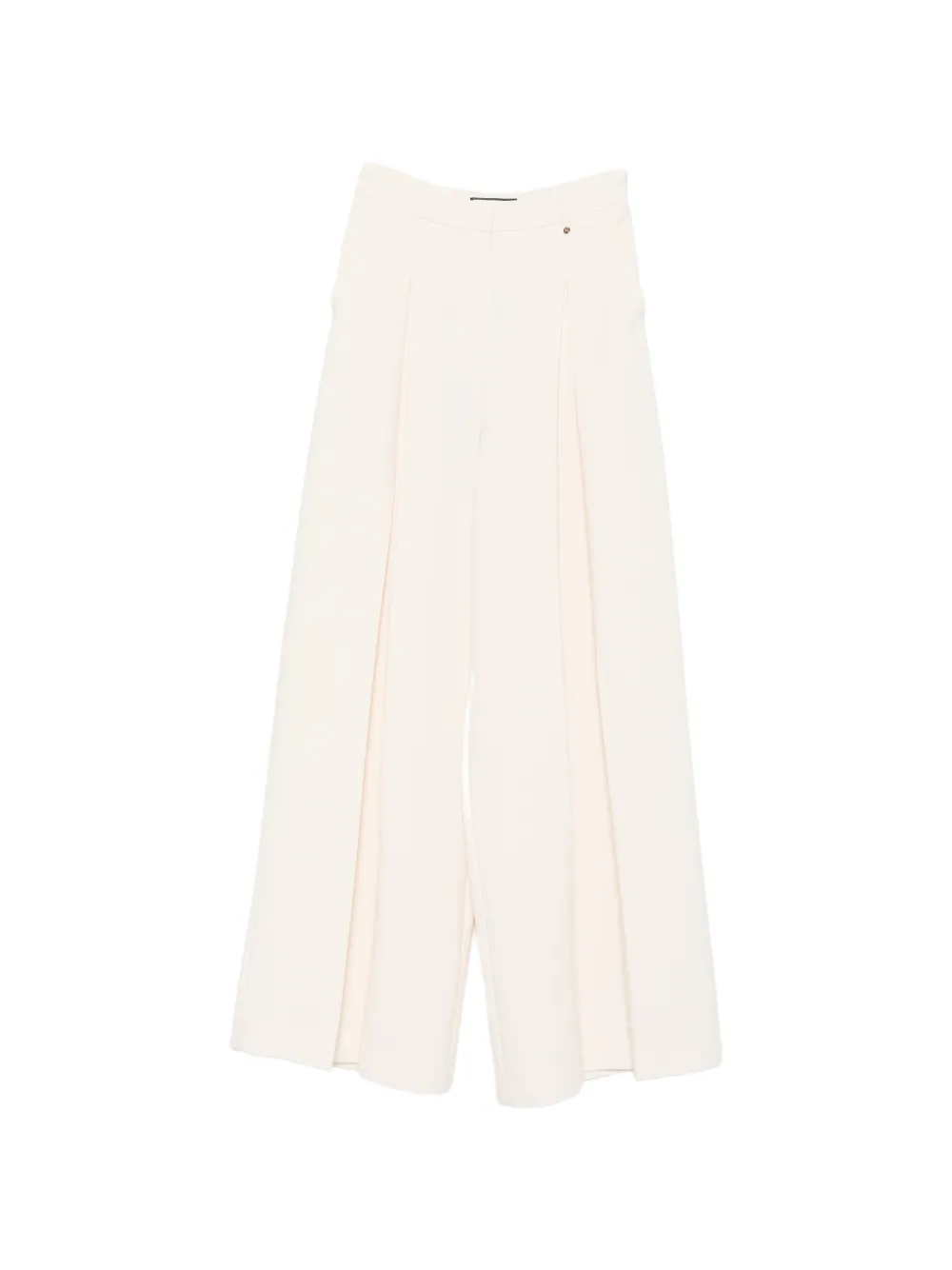 NISSA pleated palazzo pants - Toni neutri