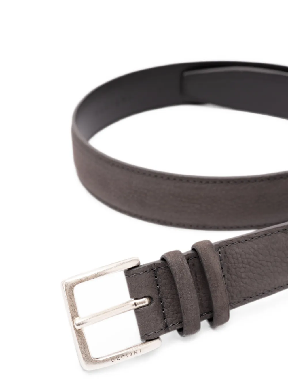 Orciani Nabucco leren riem Grijs