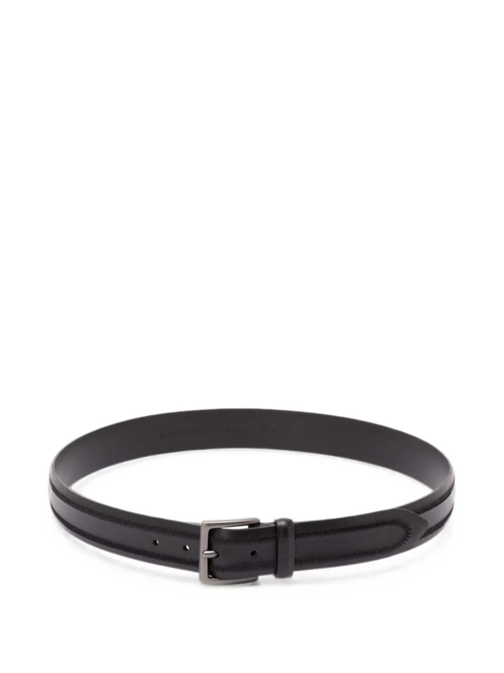 Orciani Monaco leather belt - Schwarz