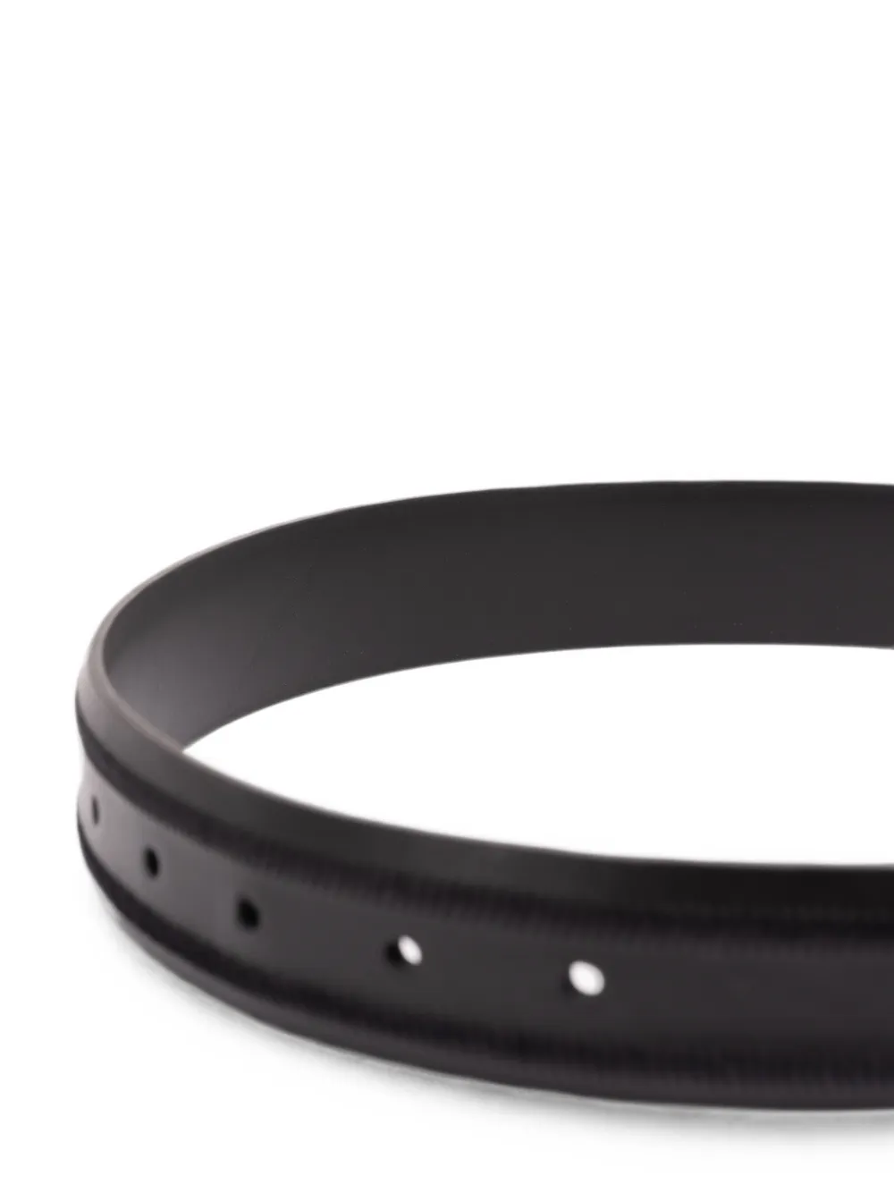 Orciani Monaco leren riem Zwart