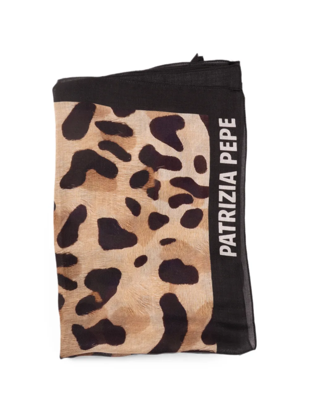 Patrizia Pepe leopard-print scarf - Toni neutri