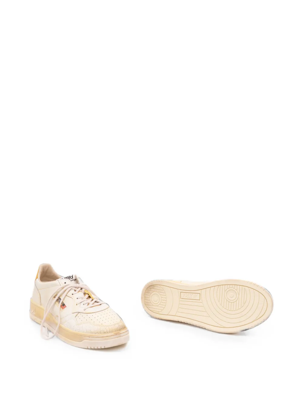 Autry Medalist leather sneakers Wit