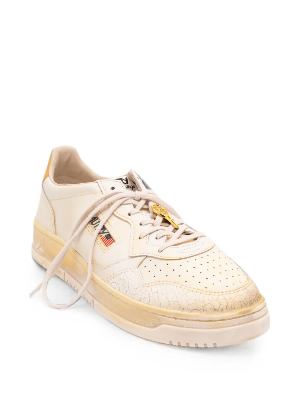 Autry Medalist leather sneakers Wit