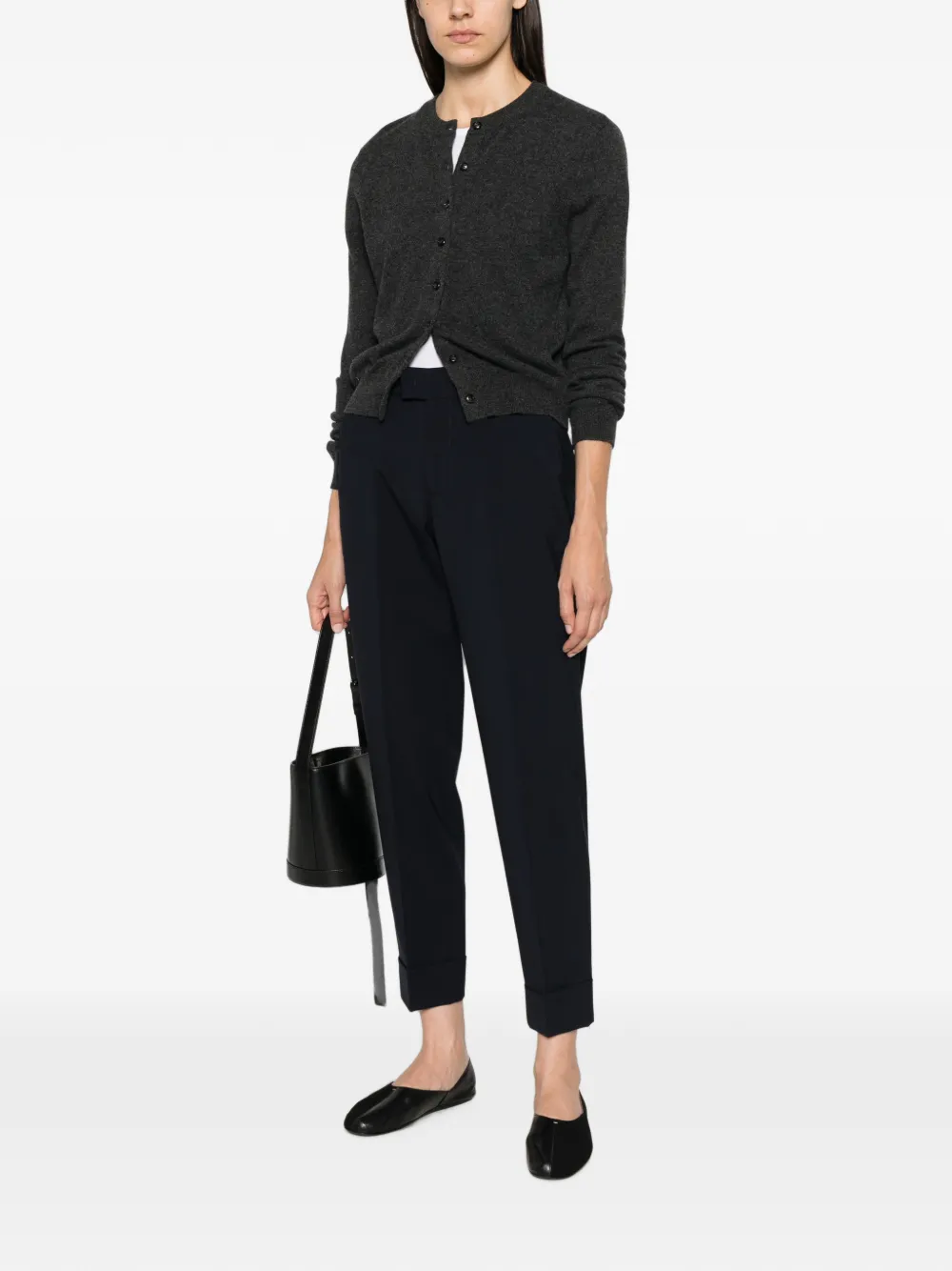 Berwich Cropped broek Blauw