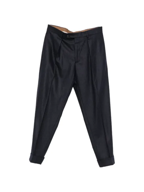 Berwich pleated wool trousers