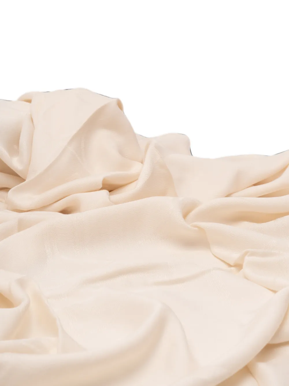 Elisabetta Franchi Sjaal met franje Beige