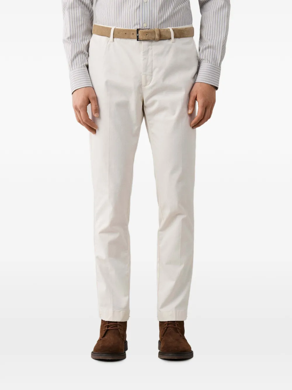 Hackett London pantalon chino à coupe droite - Blanc