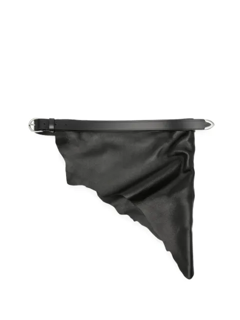 Ann Demeulemeester asymmetric leather belt