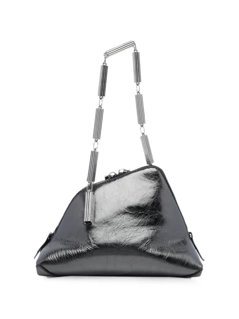 The Attico La Scala leather shoulder bag - Grigio