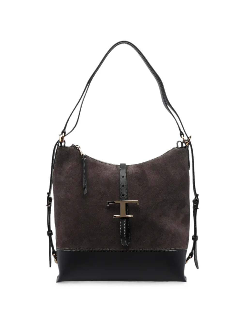 Tod's small T-Timeless leather shoulder bag - Marrone