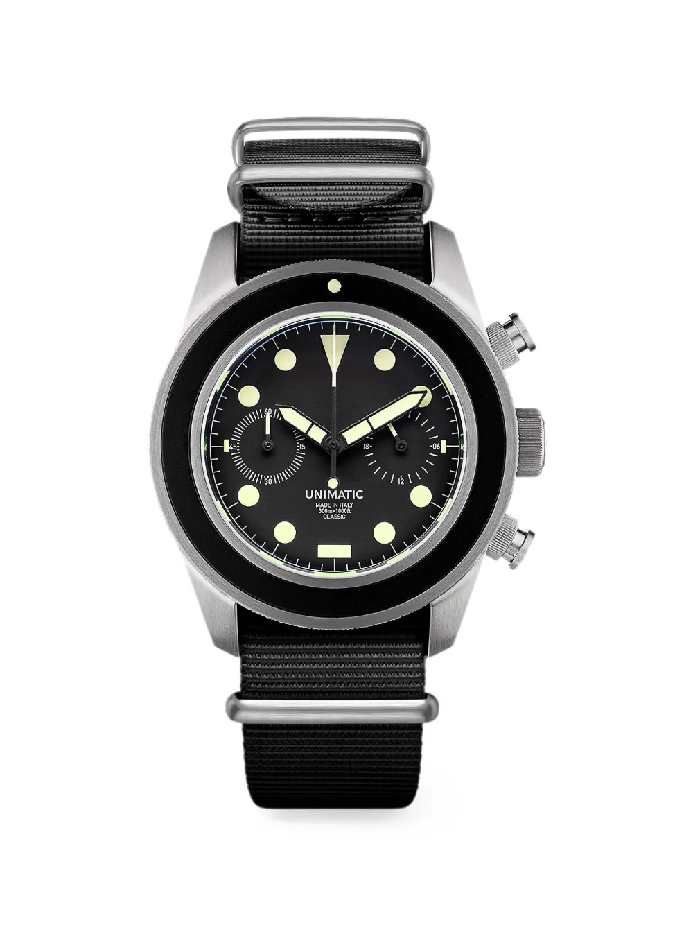 unimatic U3 Classic 41.5mm watch - Nero