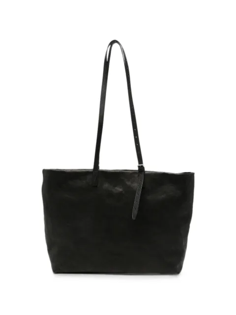 Ann Demeulemeester distressed leather tote bag