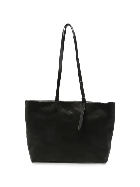 Ann Demeulemeester distressed leather tote bag