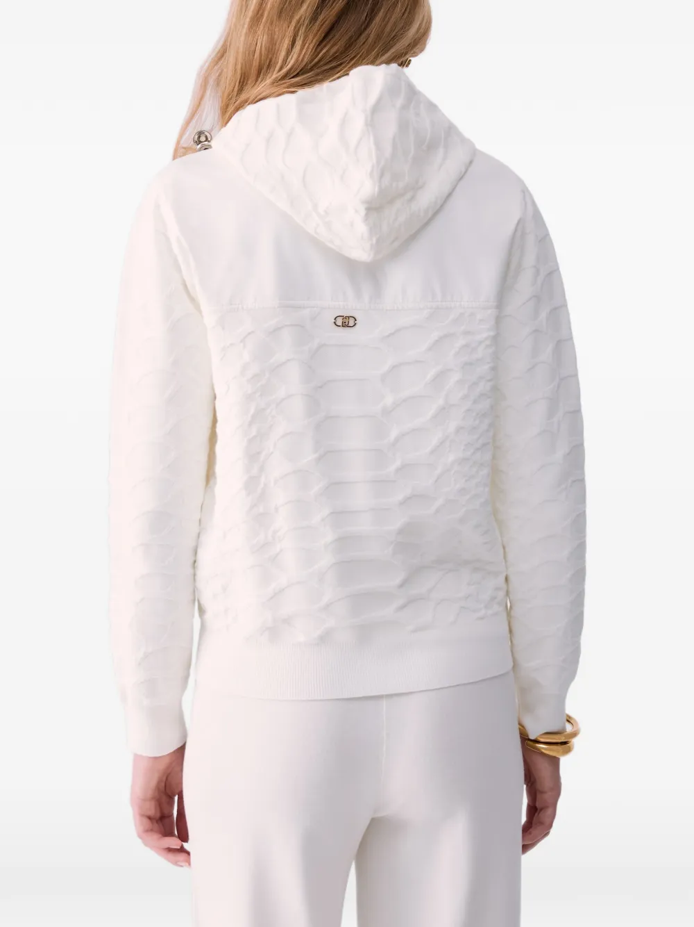 LIU JO Trui met capuchon Wit