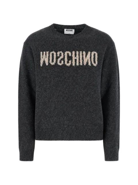 Moschino suéter con detalle del logo