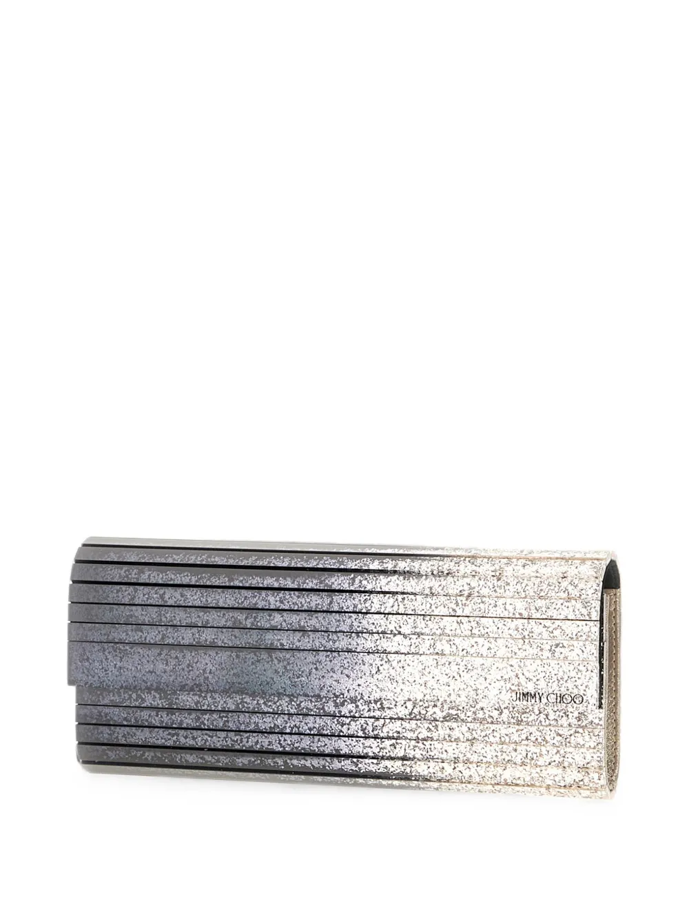 Jimmy Choo Sweetie clutch met glitter Zilver
