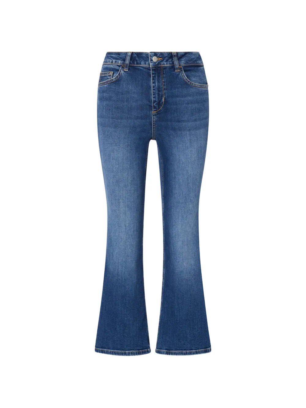 LIU JO bootcut jeans with rhinestones - Blu