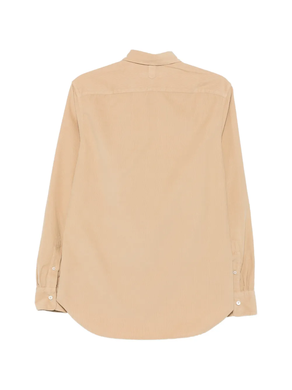 Canali corduroy long-sleeve shirt Beige