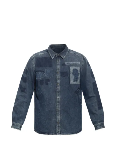 Diesel patch-detail denim shirt