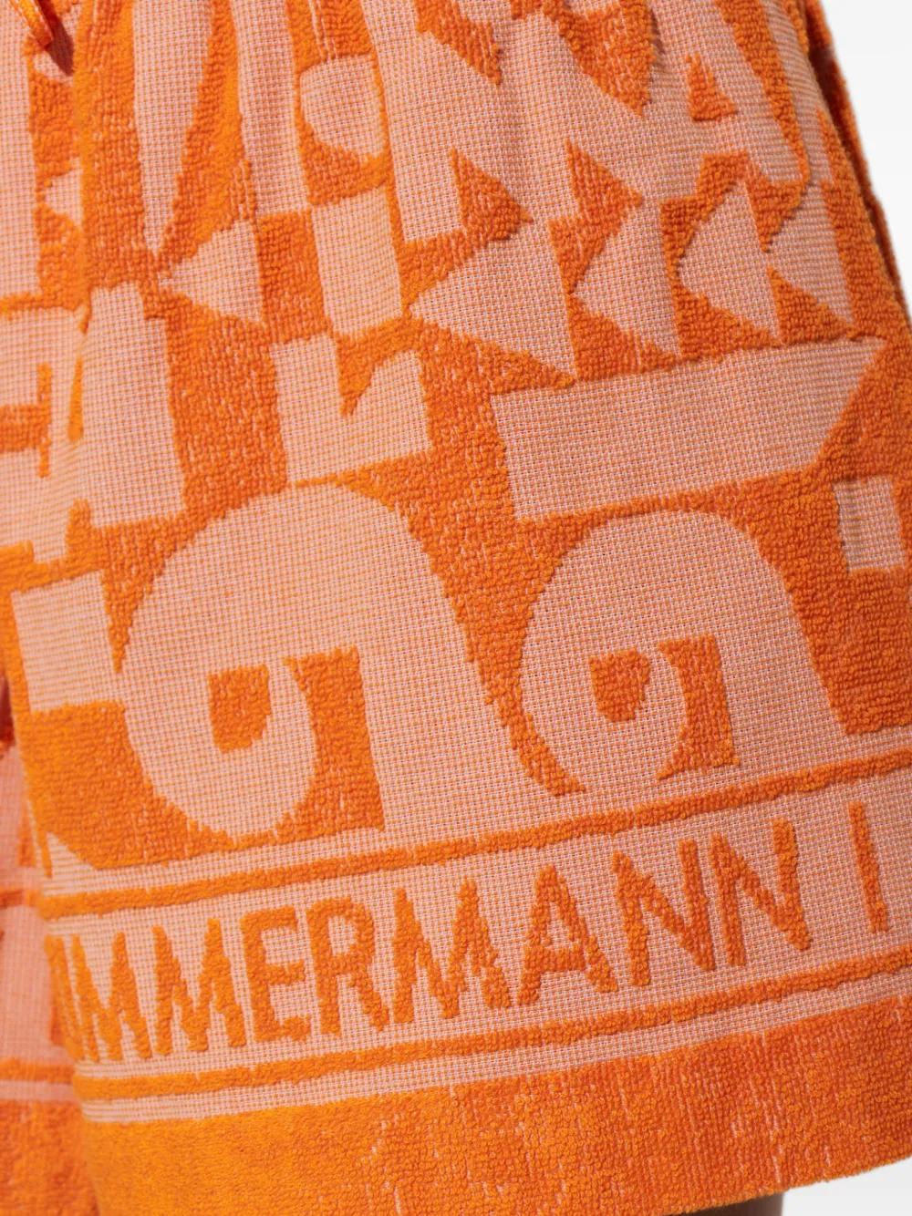 ZIMMERMANN Trainingsshorts met logoprint Oranje