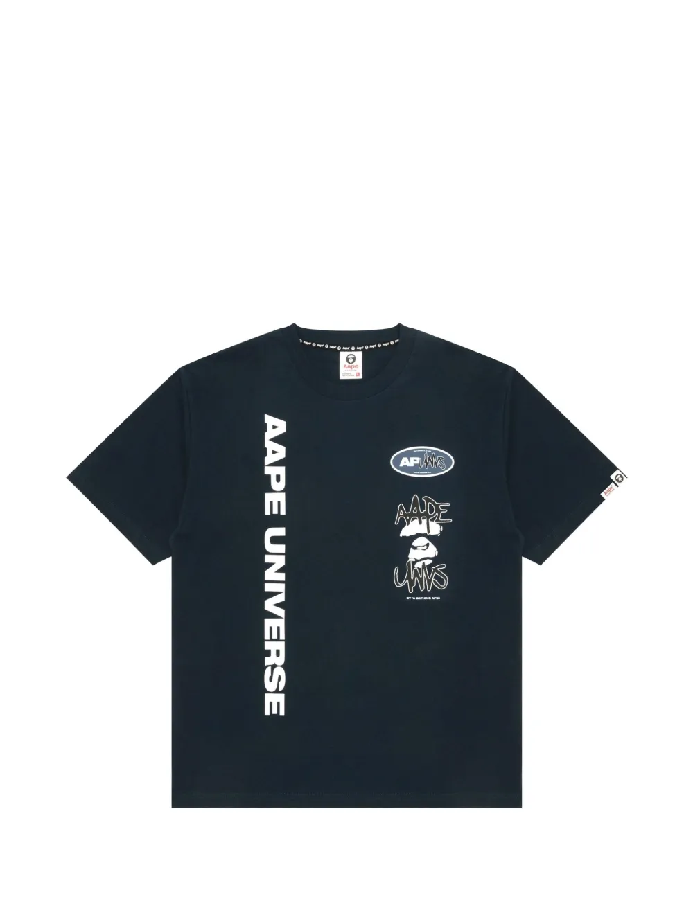 AAPE BY *A BATHING APE® AAPEUNVS logo-print T-shirt