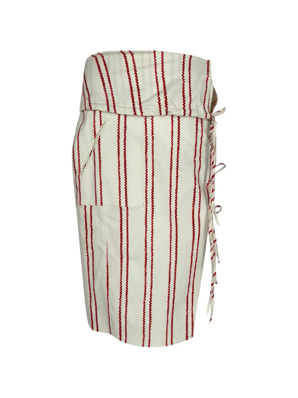 Altuzarra Obi lace-up skirt - White