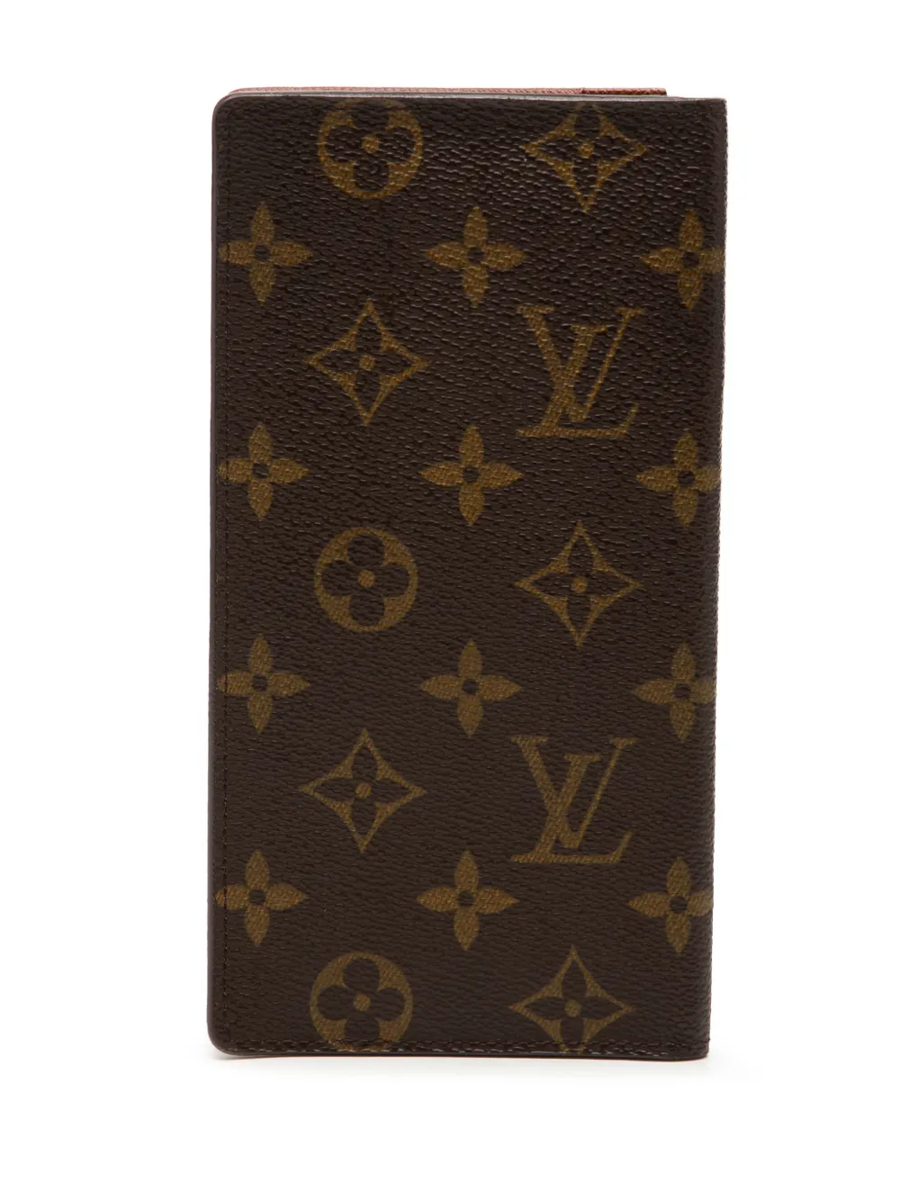 Louis Vuitton Pre-Owned 2002 Monogram Brazza Wallet long wallets - Braun
