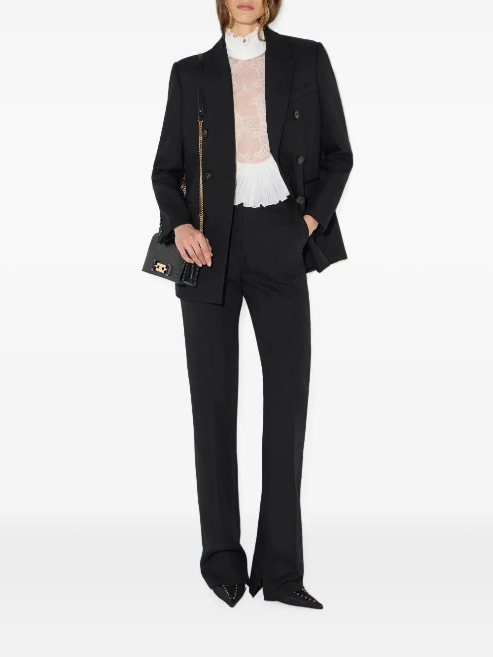 Elisabetta Franchi Wollen jack Zwart