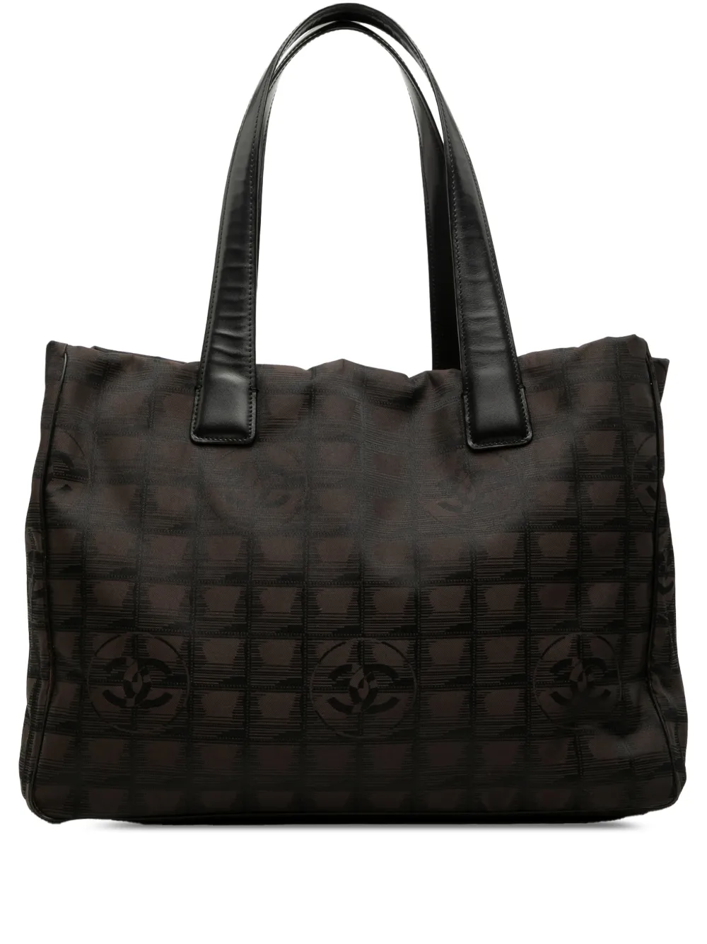 CHANEL Pre-Owned 2005-2006 New Travel Line Nylon tote bag - Brown