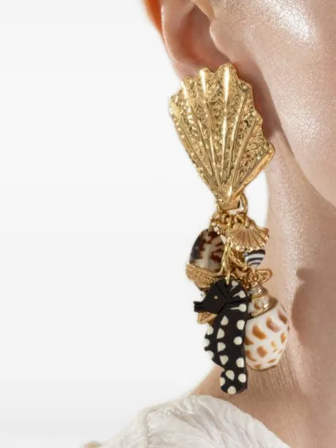 Gas Bijoux Shellita beach charm earrings