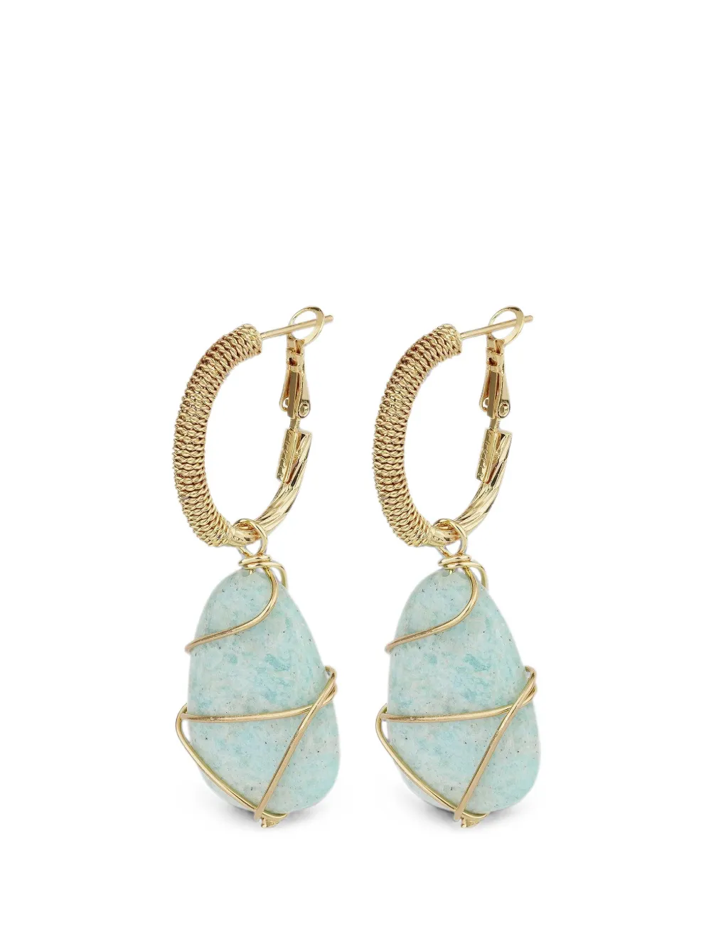 Gas Bijoux amazonite earrings - Oro