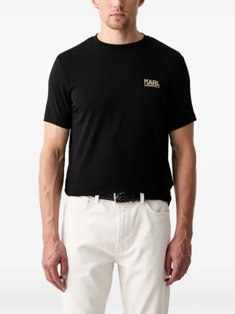 Karl Lagerfeld logo-print crew-neck T-shirt