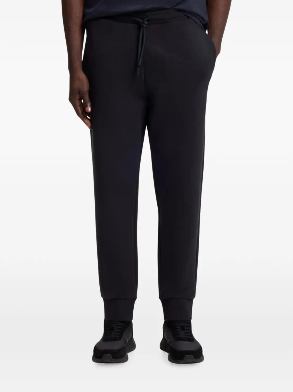 BOSS jersey track pants Blauw