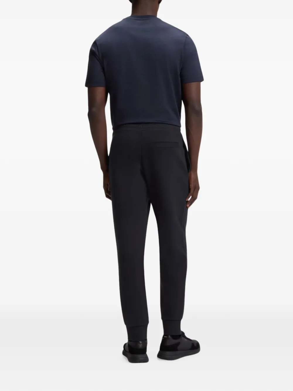 BOSS jersey track pants Blauw