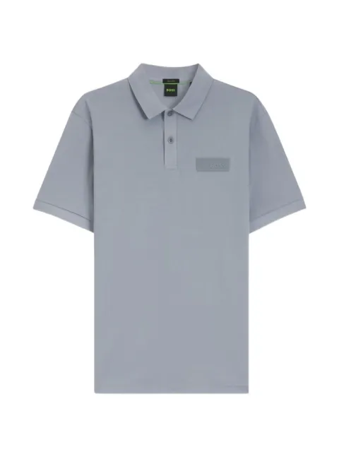 BOSS polo à patch logo