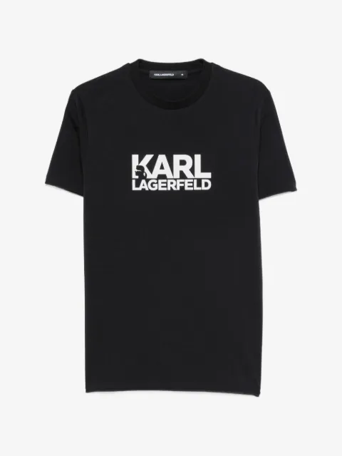 Karl Lagerfeld logo-print cotton T-shirt
