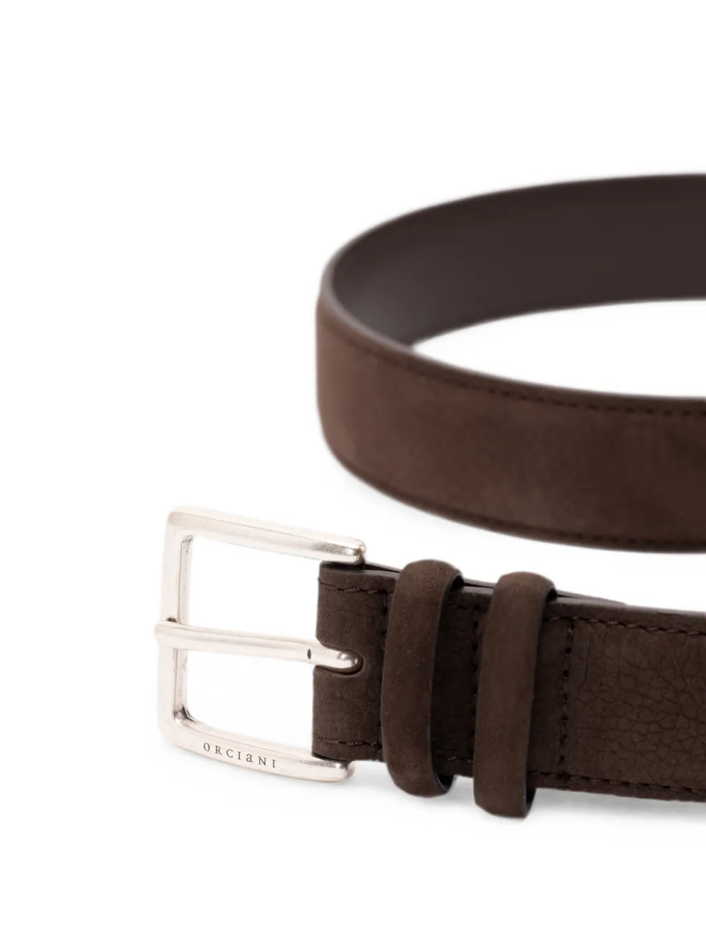 Orciani Nabucco leren riem Bruin