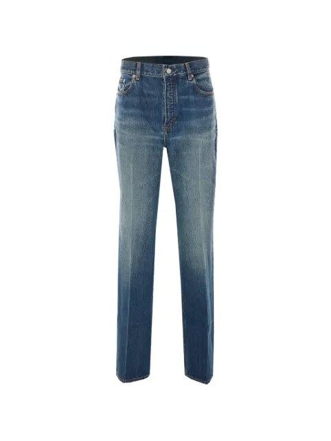 Alaïa zip-up bootcut jeans