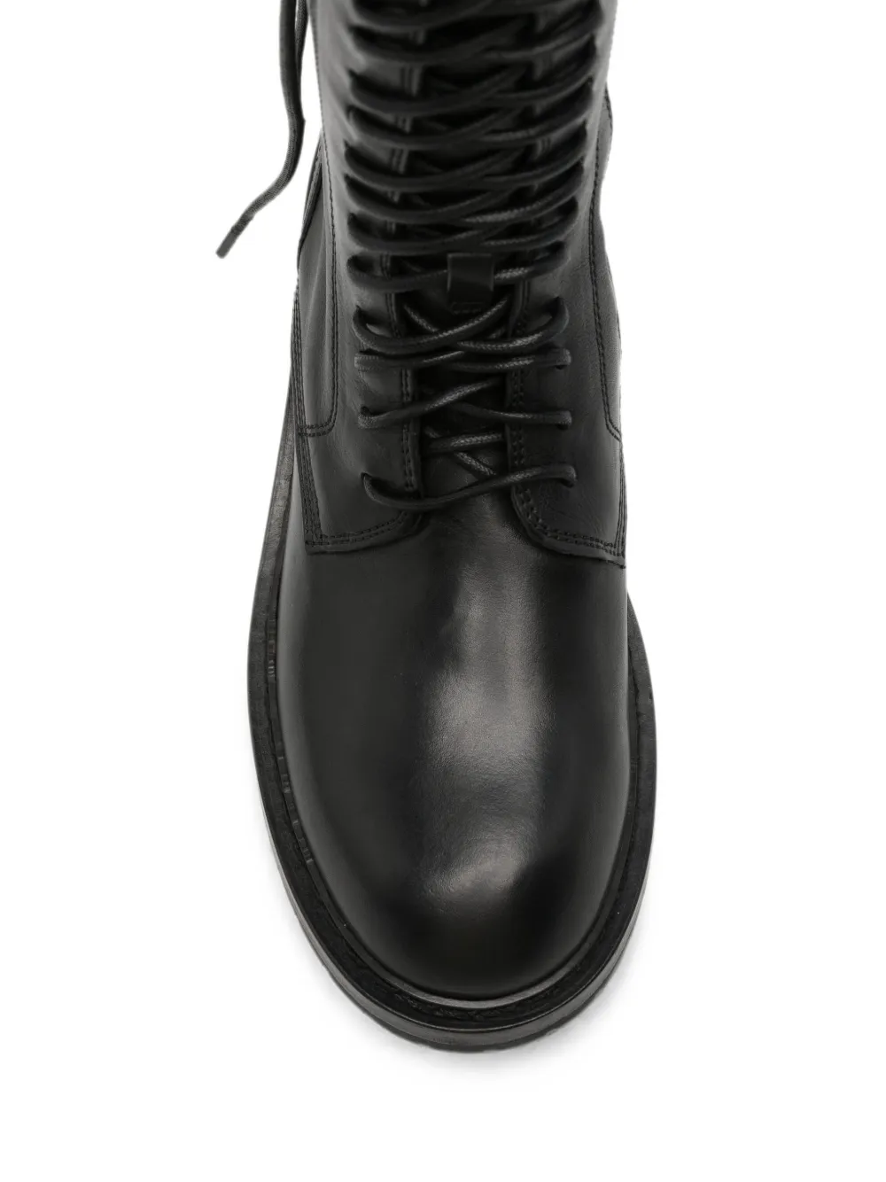 Ann Demeulemeester buckle-fastening lace-up boots Zwart