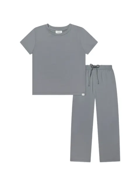 Calmm drawstring-waist pajamas