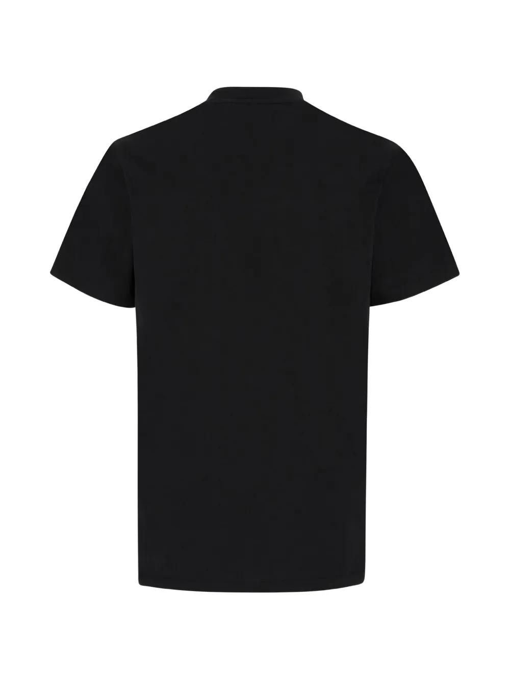 Moncler Katoenen T-shirt met logoprint Zwart